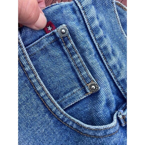 Vintage y2k Zana Di Low Rise Light Wash Denim Jean Shorts Womens Size 9 - Picture 4 of 7